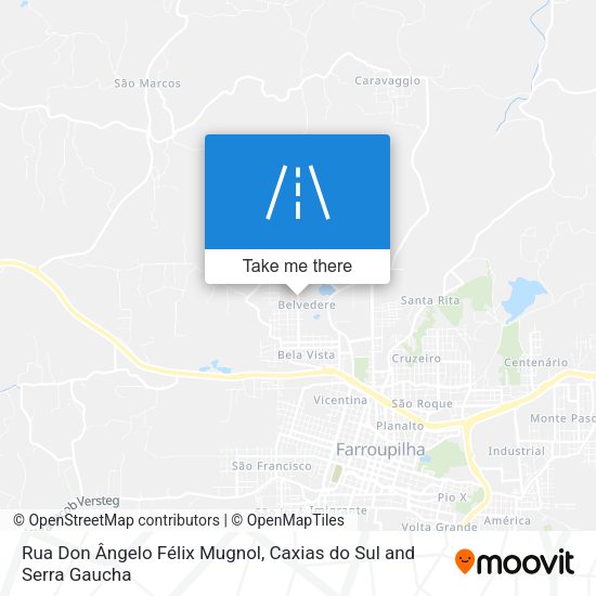Rua Don Ângelo Félix Mugnol map