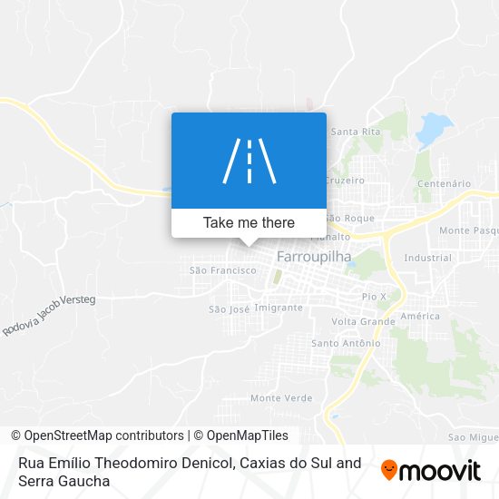 Rua Emílio Theodomiro Denicol map
