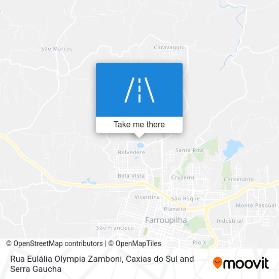 Rua Eulália Olympia Zamboni map