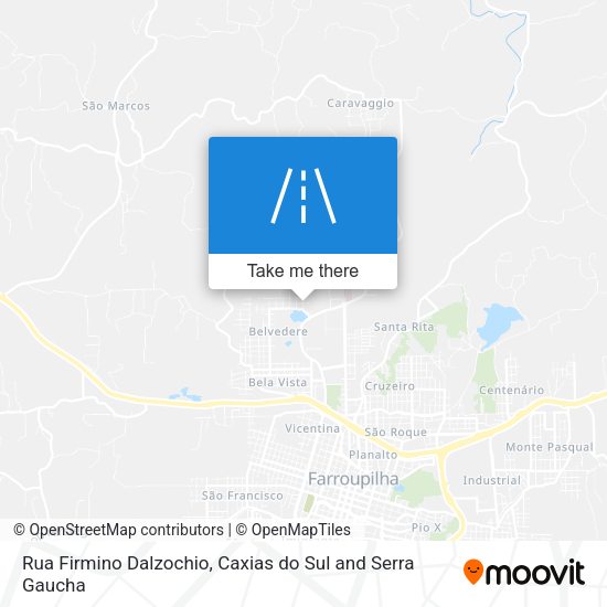 Rua Firmino Dalzochio map