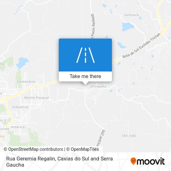 Rua Geremia Regalin map