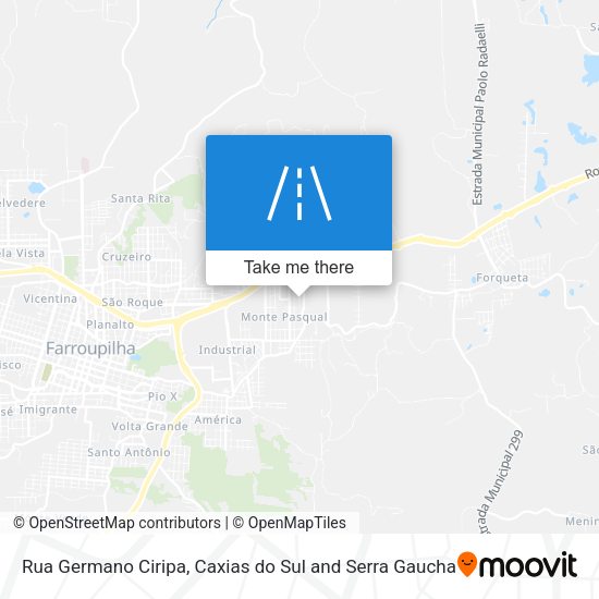 Rua Germano Ciripa map