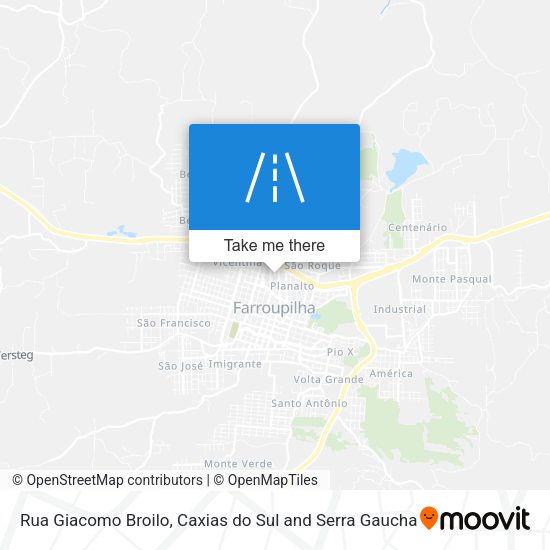 Rua Giacomo Broilo map