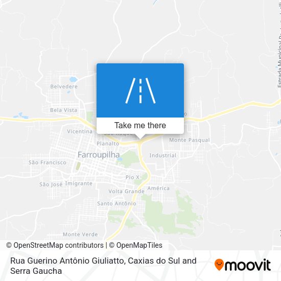Rua Guerino Antônio Giuliatto map