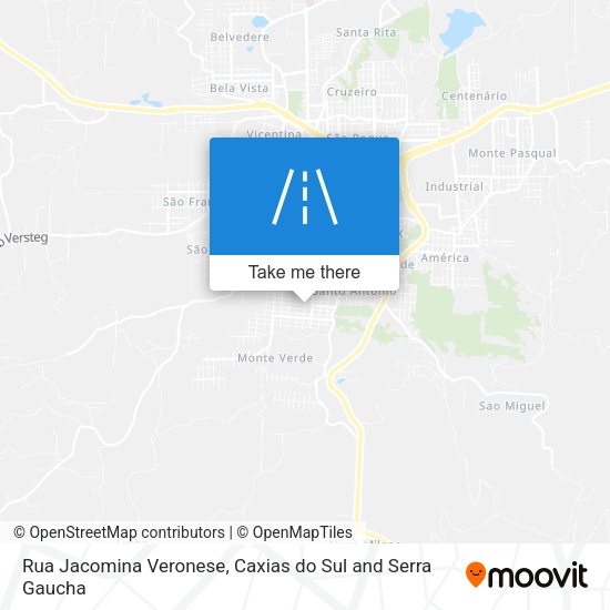 Rua Jacomina Veronese map