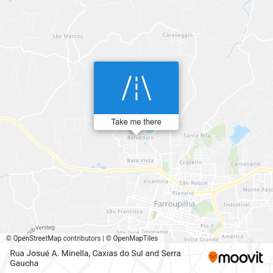 Rua Josué A. Minella map