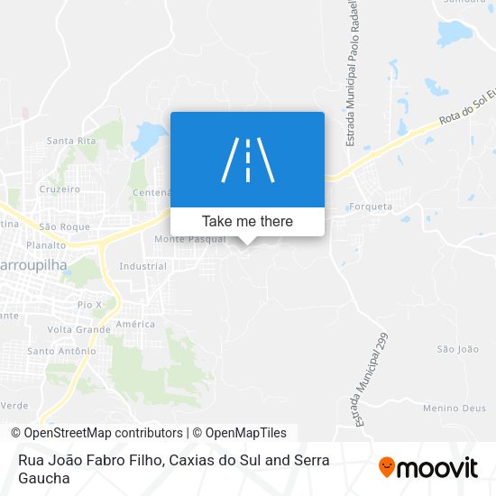 Rua João Fabro Filho map