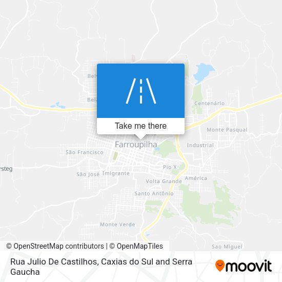 Rua Julio De Castilhos map