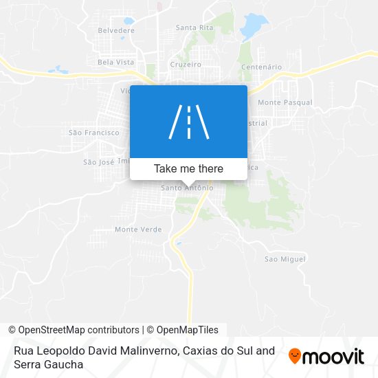 Rua Leopoldo David Malinverno map