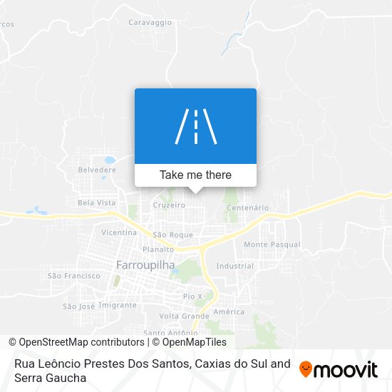 Rua Leôncio Prestes Dos Santos map