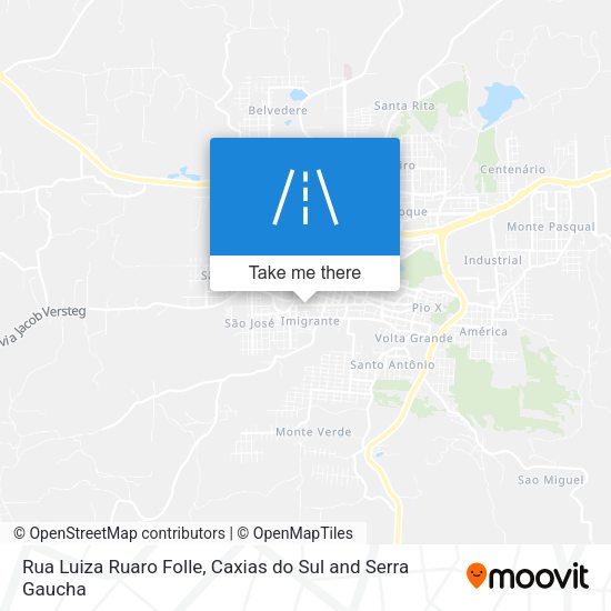 Rua Luiza Ruaro Folle map
