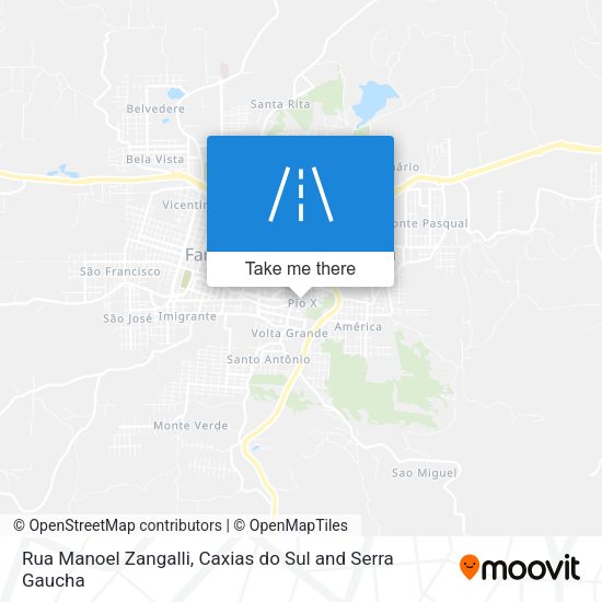 Rua Manoel Zangalli map