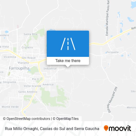 Rua Millo Ornaghi map
