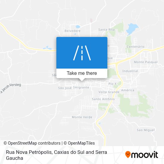 Rua Nova Petrópolis map