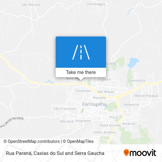 Rua Paraná map