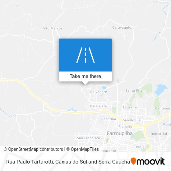 Rua Paulo Tartarotti map