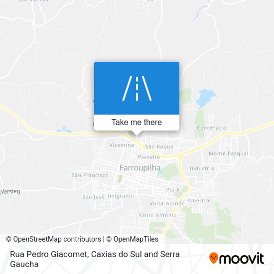 Rua Pedro Giacomet map