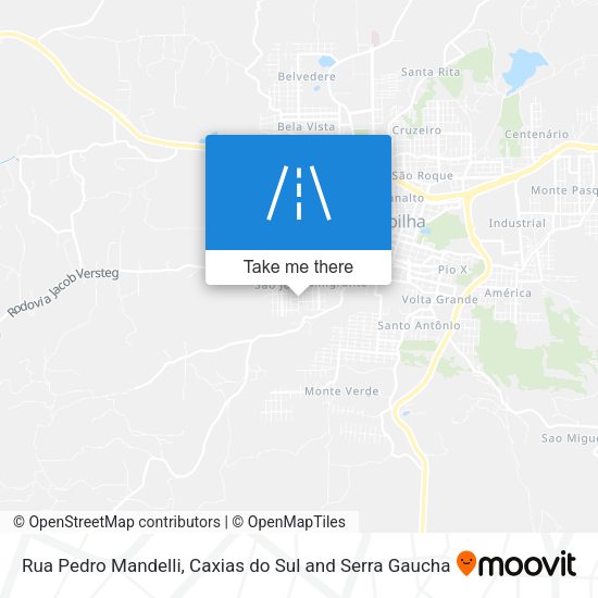 Rua Pedro Mandelli map
