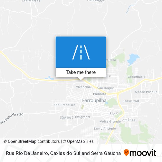 Rua Rio De Janeiro map