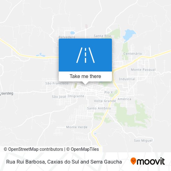 Rua Rui Barbosa map