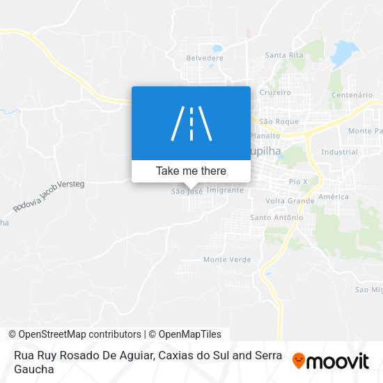 Rua Ruy Rosado De Aguiar map