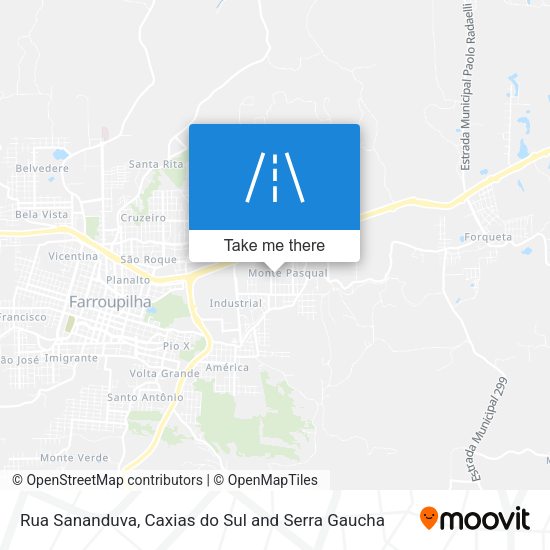 Rua Sananduva map