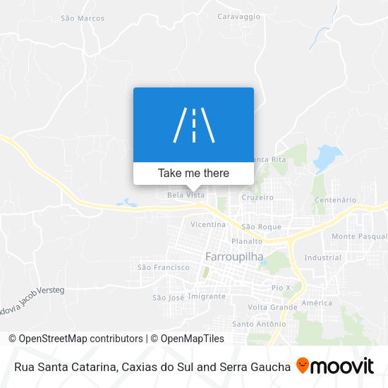Rua Santa Catarina map