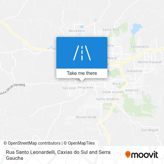 Rua Santo Leonardelli map