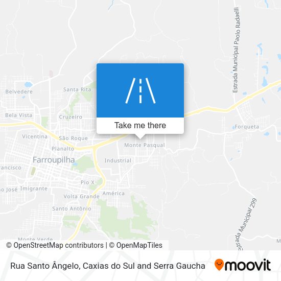 Rua Santo Ângelo map