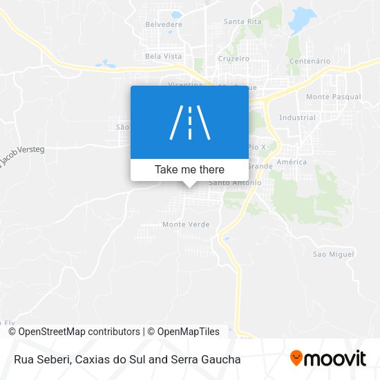 Rua Seberi map