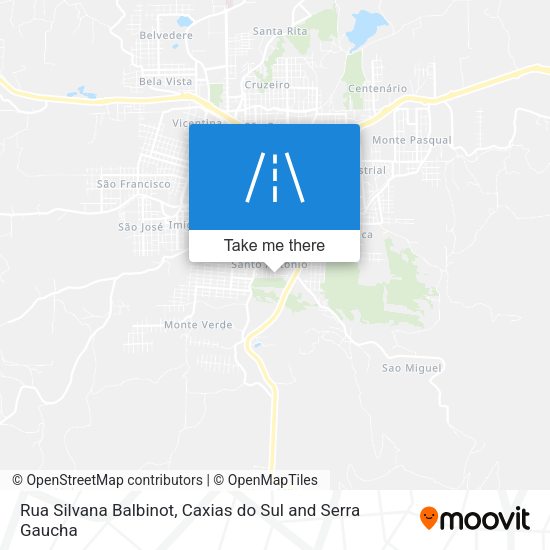 Rua Silvana Balbinot map