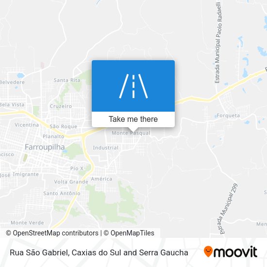 Rua São Gabriel map