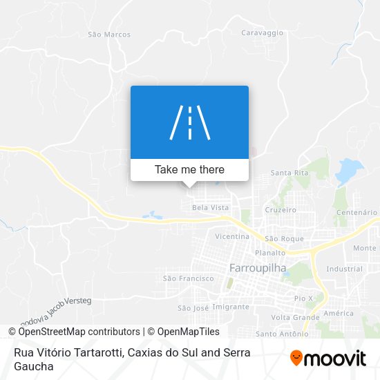 Rua Vitório Tartarotti map