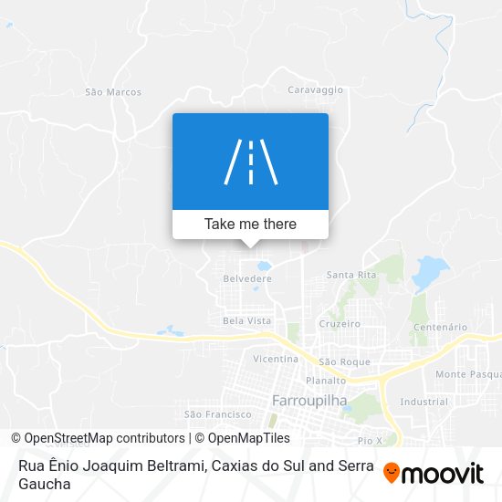 Rua Ênio Joaquim Beltrami map
