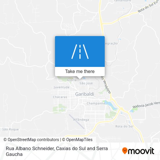Rua Albano Schneider map
