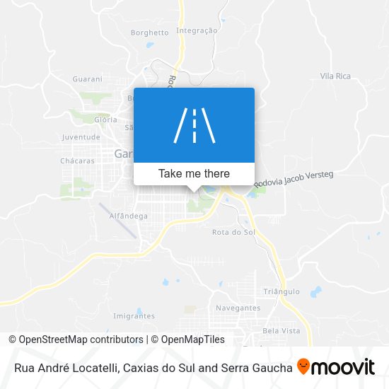 Rua André Locatelli map