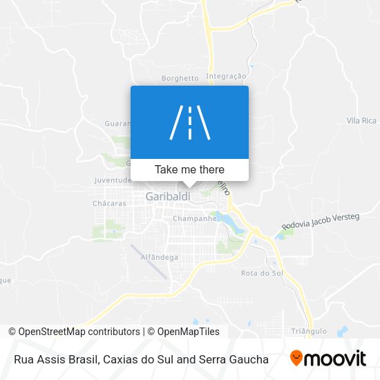 Rua Assis Brasil map