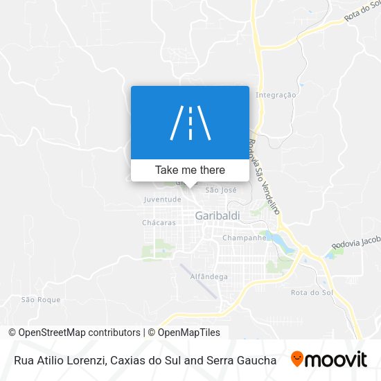 Rua Atilio Lorenzi map