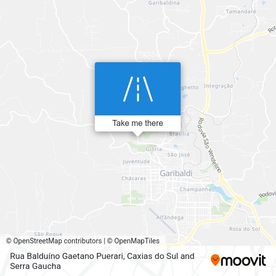 Rua Balduíno Gaetano Puerari map