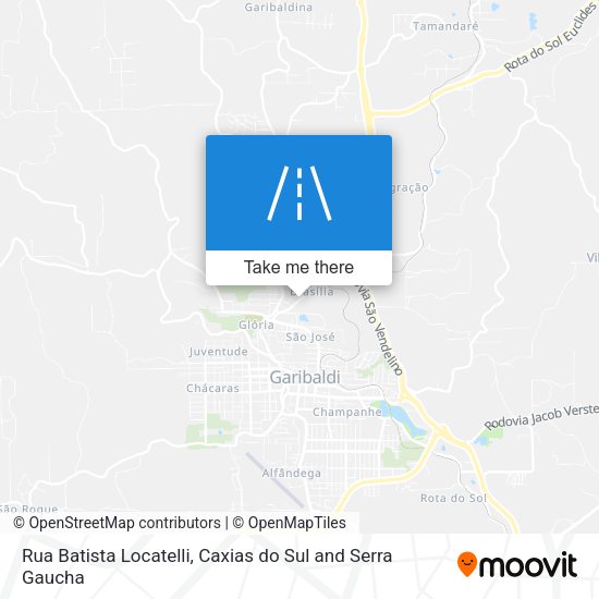 Rua Batista Locatelli map
