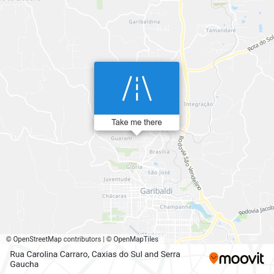 Rua Carolina Carraro map