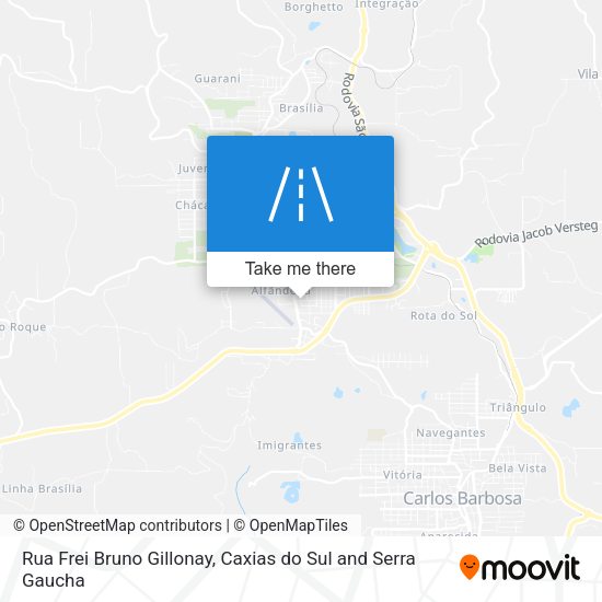 Rua Frei Bruno Gillonay map