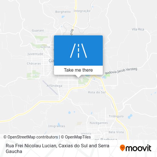 Rua Frei Nicolau Lucian map