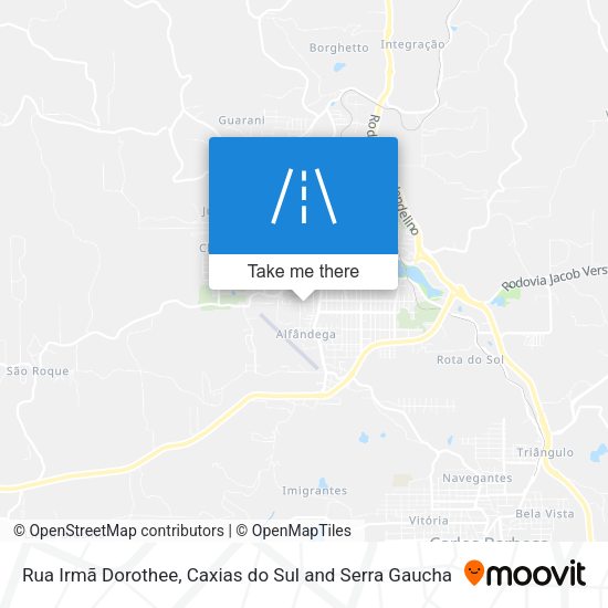 Rua Irmã Dorothee map