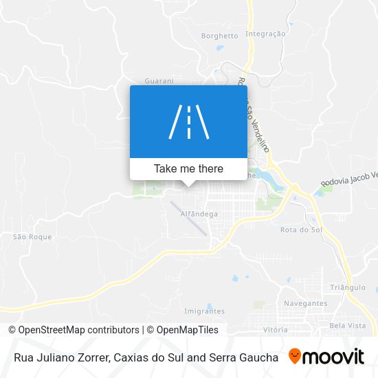 Rua Juliano Zorrer map