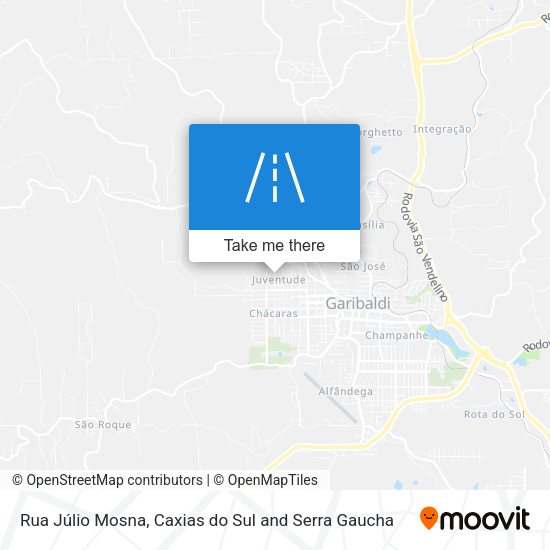 Rua Júlio Mosna map