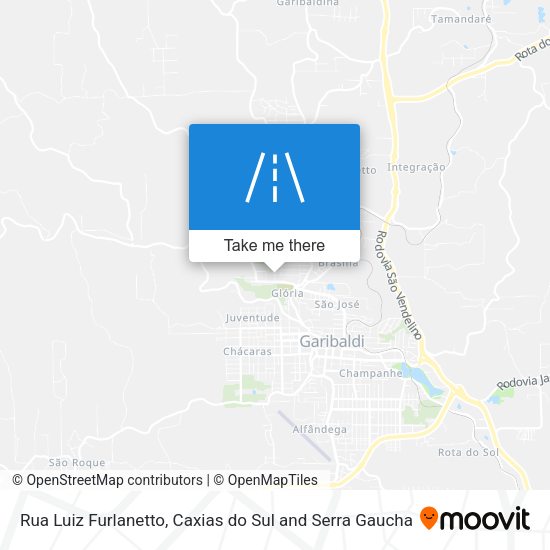Rua Luiz Furlanetto map