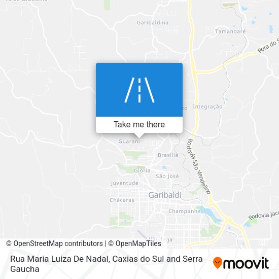 Rua Maria Luiza De Nadal map