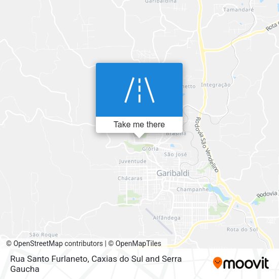 Rua Santo Furlaneto map