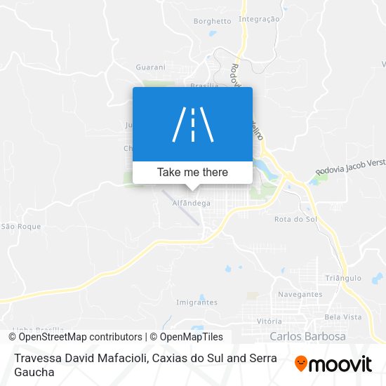 Travessa David Mafacioli map